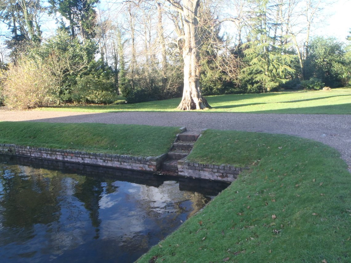 I didn't manage to photograph, but I did see it in use by the mallards