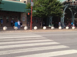 Baseball bollards