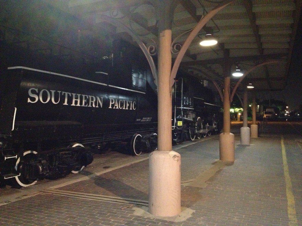 Southern Pacific locomotive at San Antonio Station
