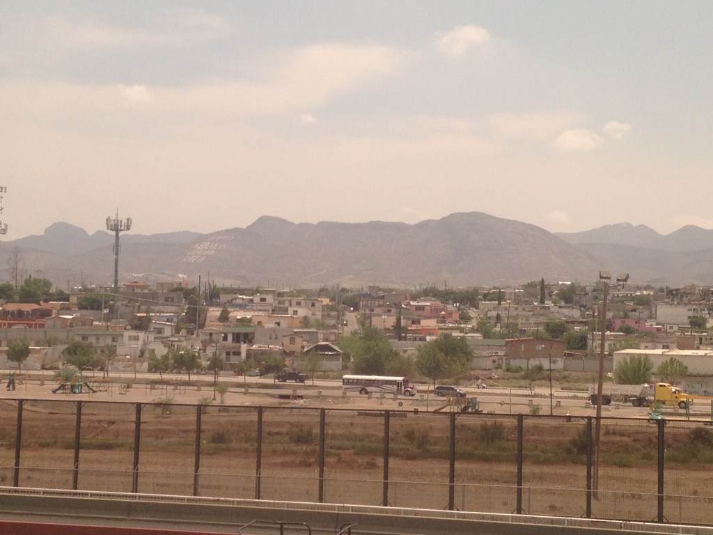 Border fence between USA and Mexico