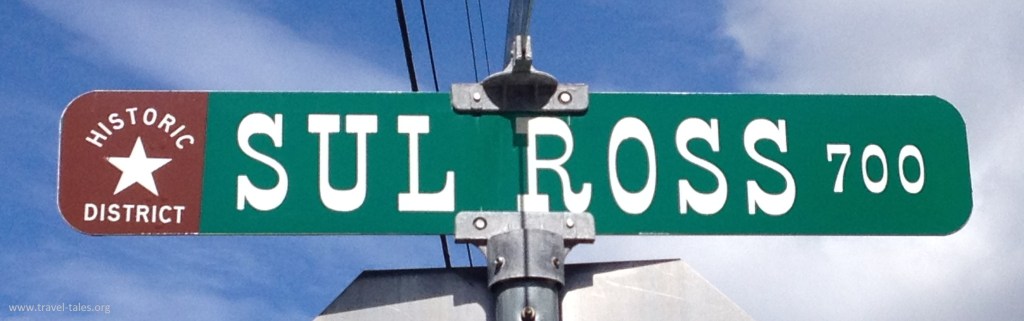 sul ross street sign