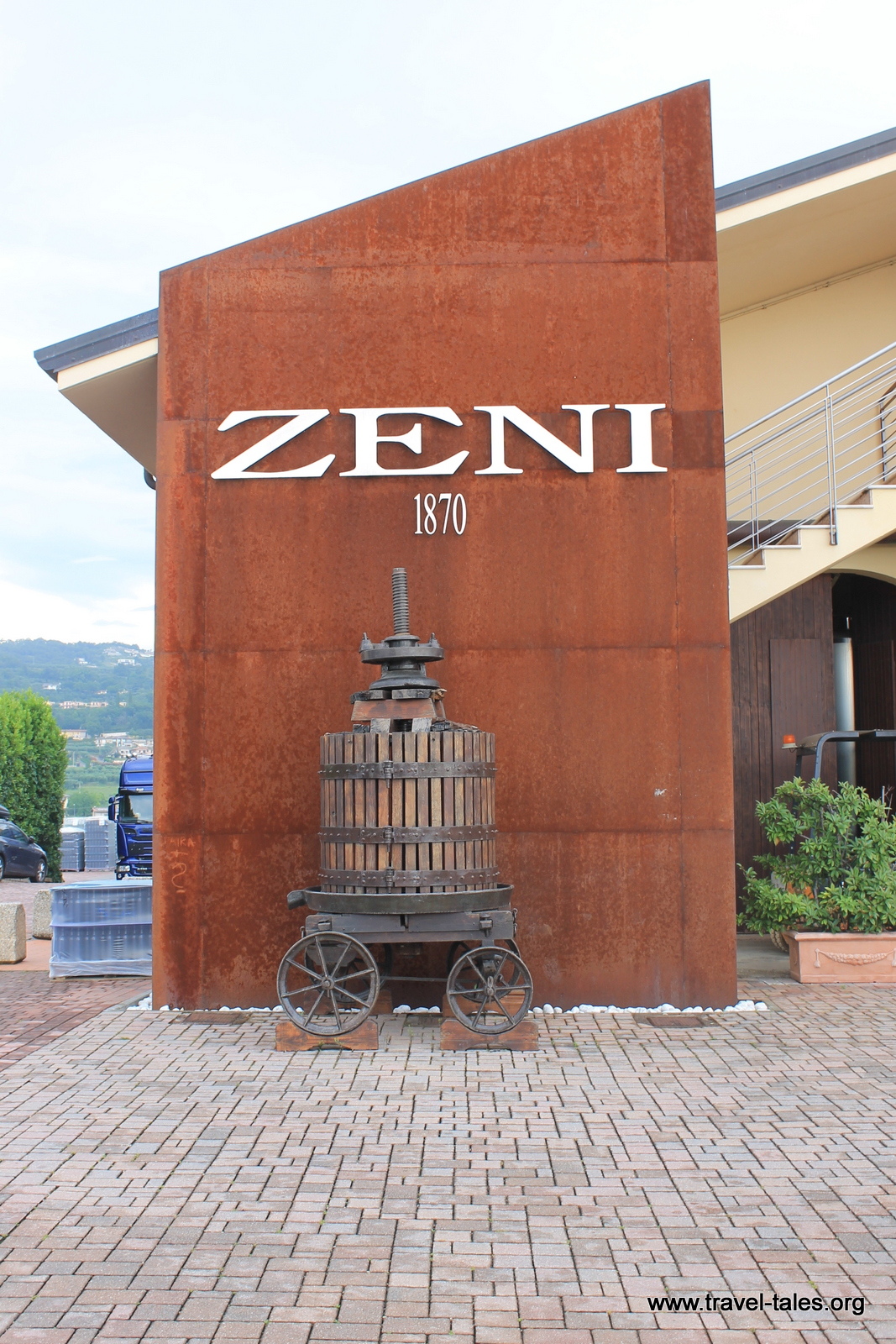 Entrance to Zeni winery