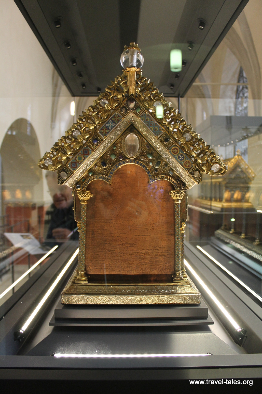 Golden shrine from the end