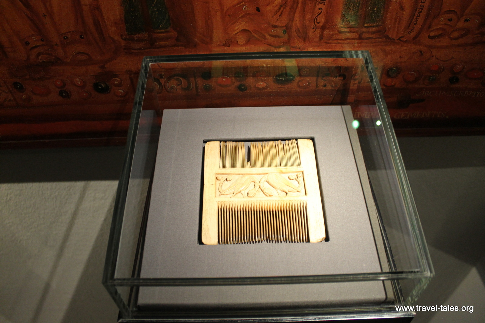 ivory comb, slightly damaged